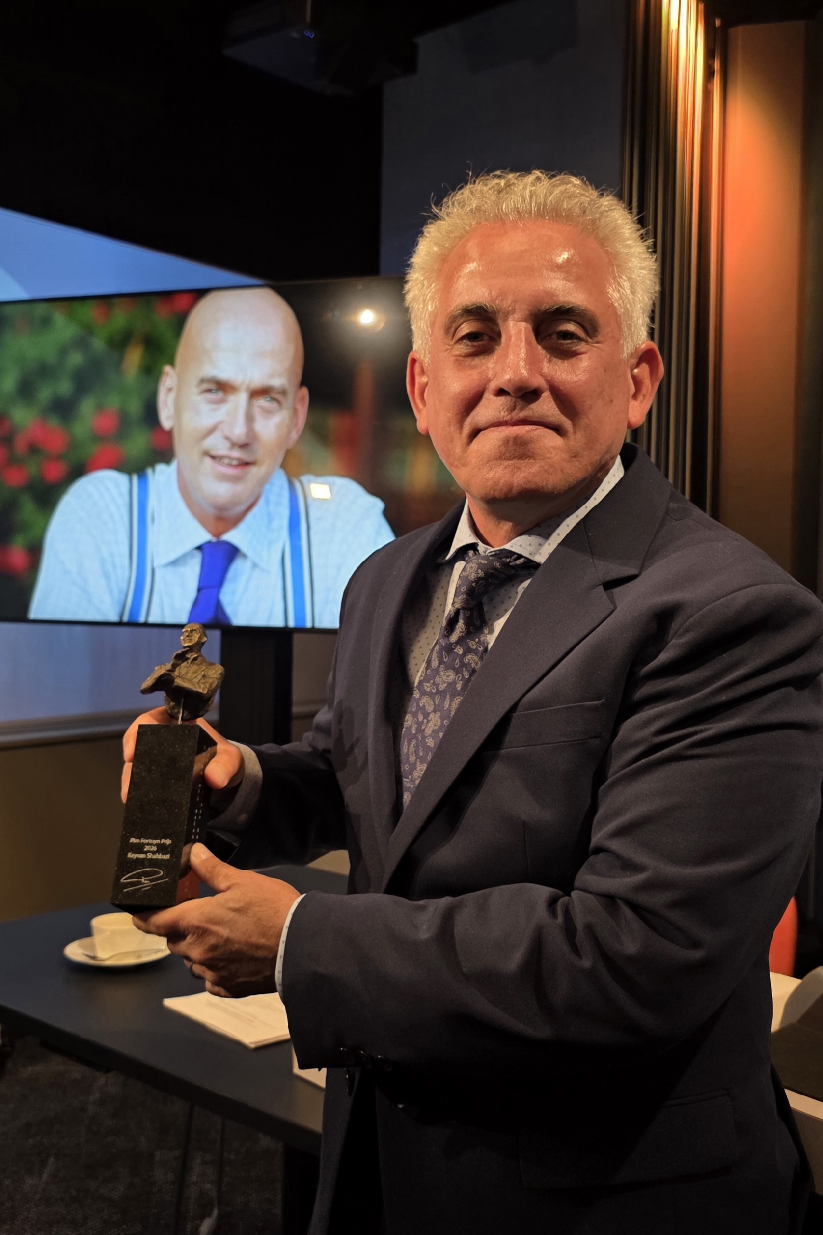 Keyan Shahbazi wint Pim Fortuyn Prijs